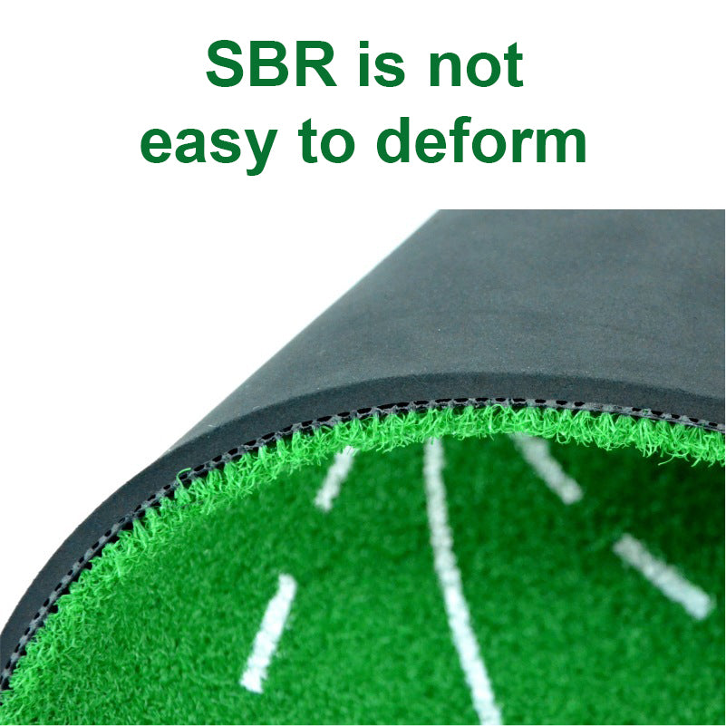 Golf directional strike pad