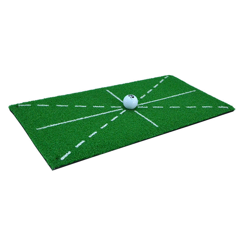 Golf directional strike pad