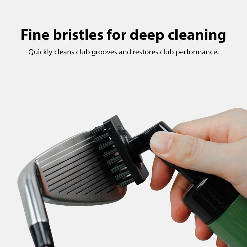 Golf club cleaning brush