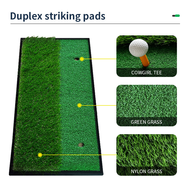 duplex striking pads(Green Grass & Nylon Grass)