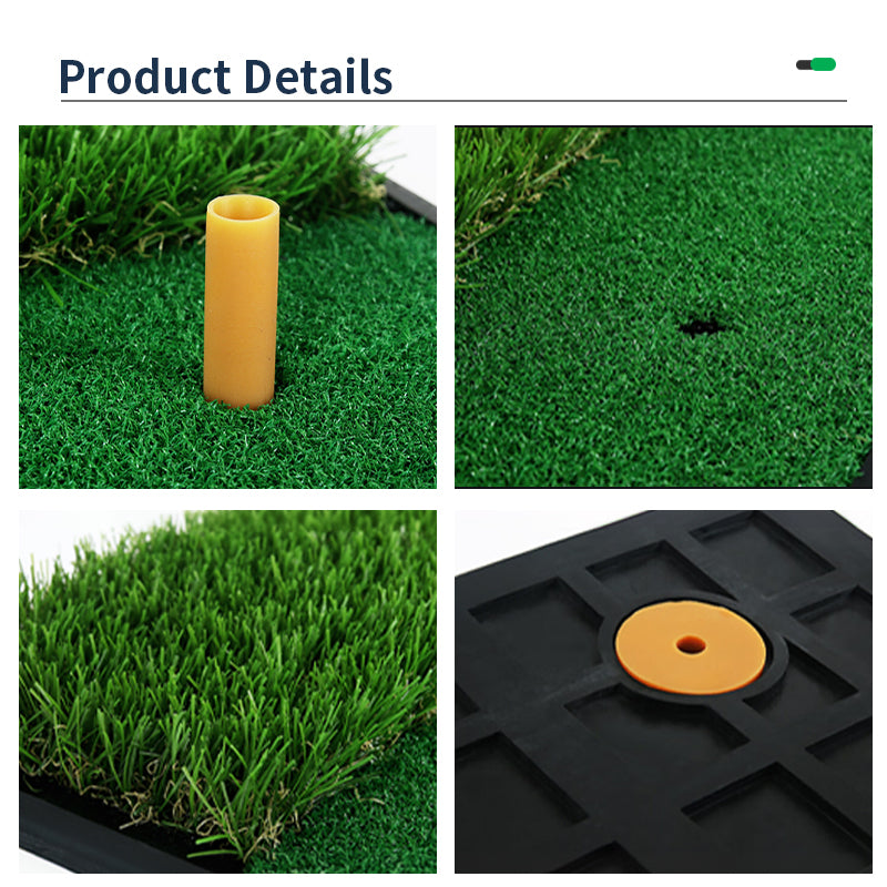 2 in 1 Double Grass Golf Hitting Mat Details