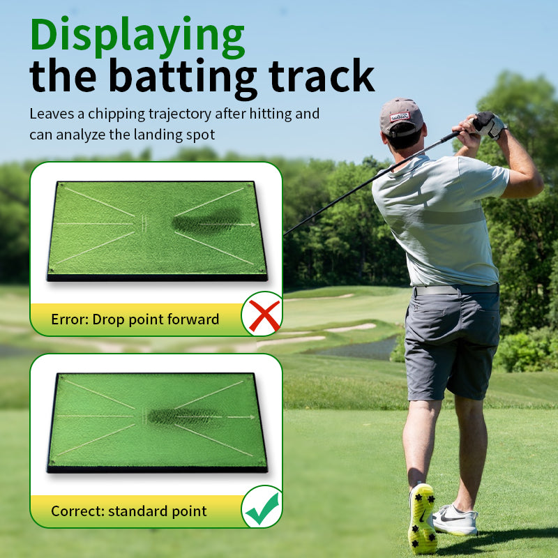 Golf velvet hitting mat