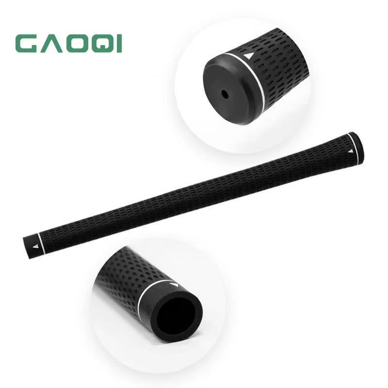 Close-up of golf grip texture demonstrating anti-slip surface for better hold