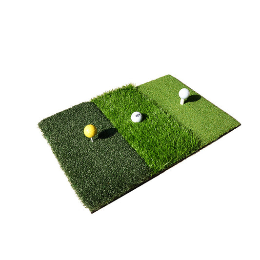 Mini Tri-Color Golf Striking Mat