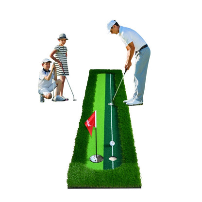 Two Color Grass Golf Putting Green