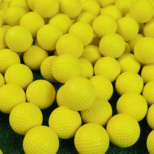 PU yellow golf ball