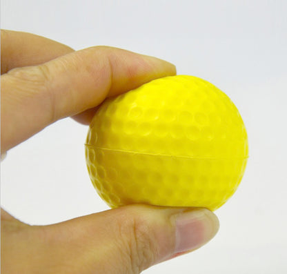 PU yellow golf ball