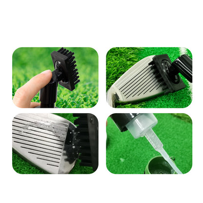 Golf club cleaning brush