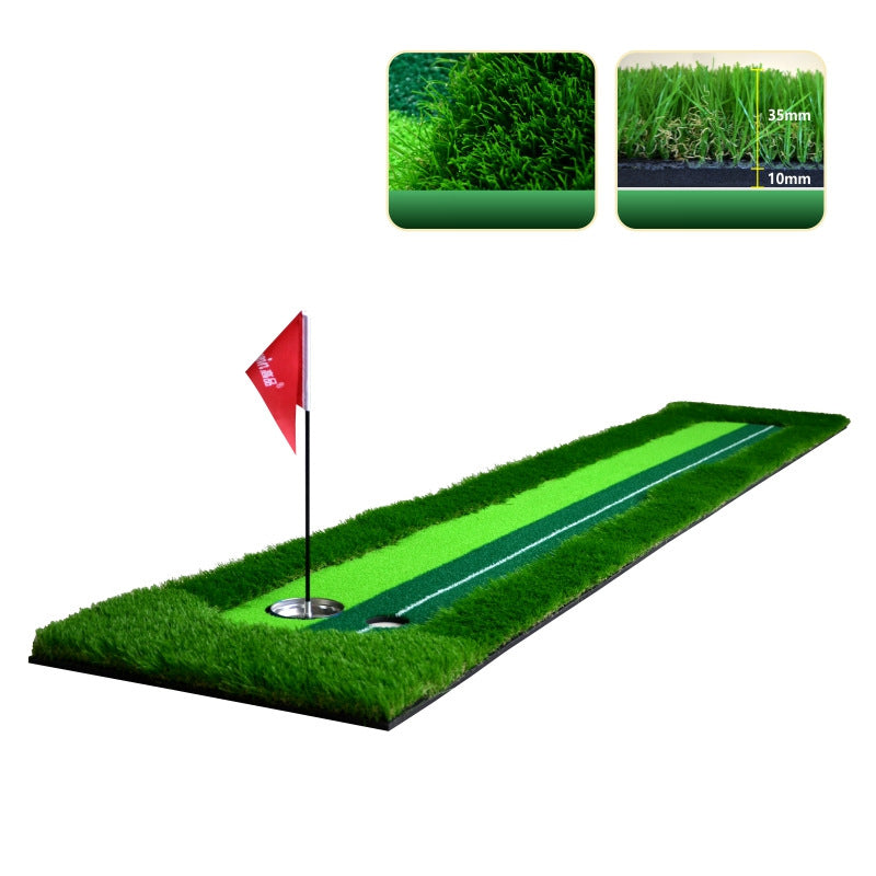 Two Color Grass Golf Putting Green