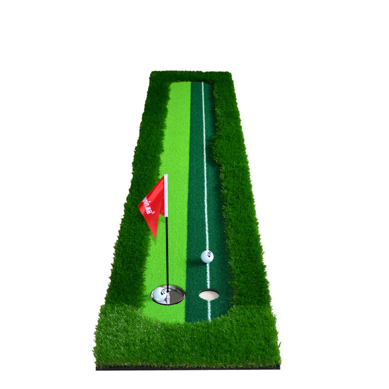 Two Color Grass Golf Putting Green