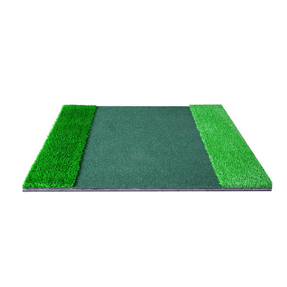 Short and long grass golf batting mats