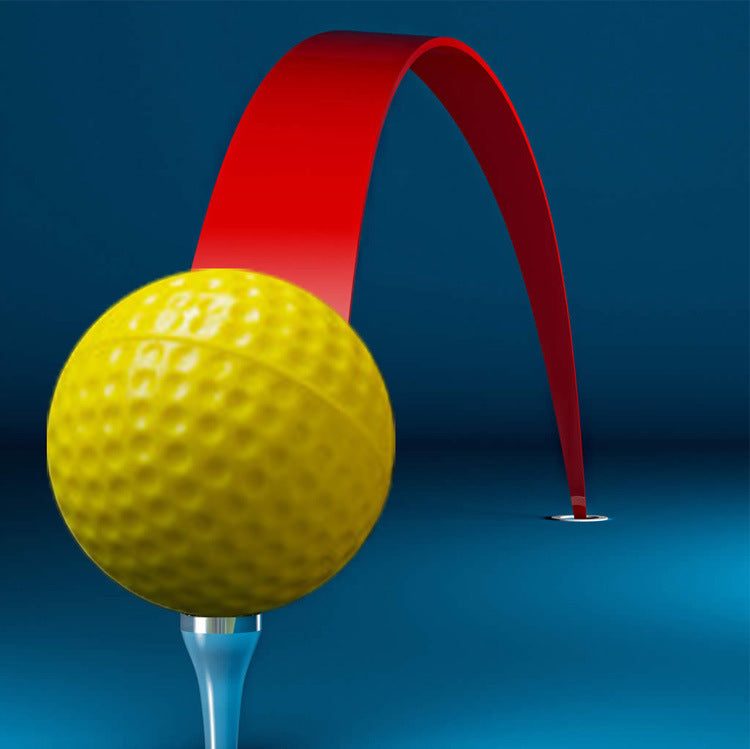 PU yellow golf ball