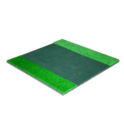 Short and long grass golf batting mats