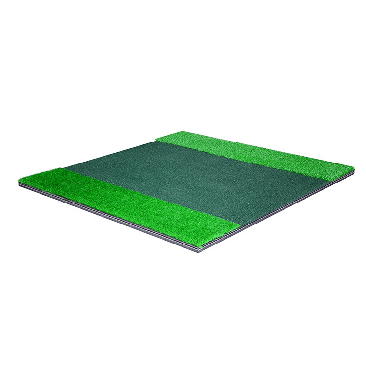 Short and long grass golf batting mats