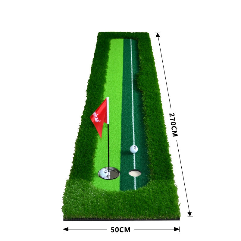 Two Color Grass Golf Putting Green