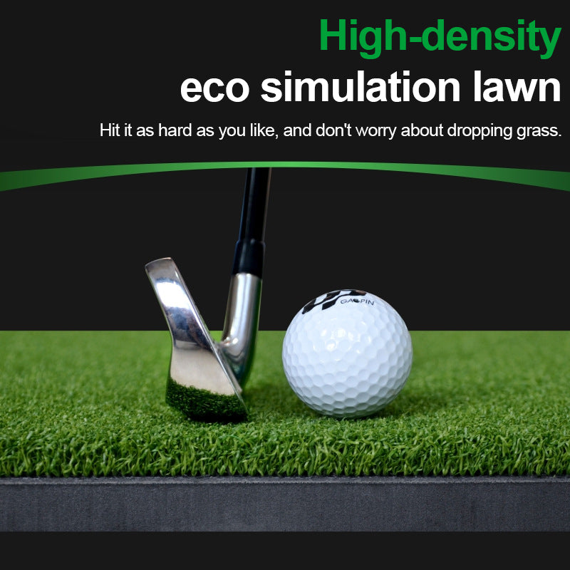 High density eco simulation lawn: hit it as hard as you like, and don't worry about dropping grass