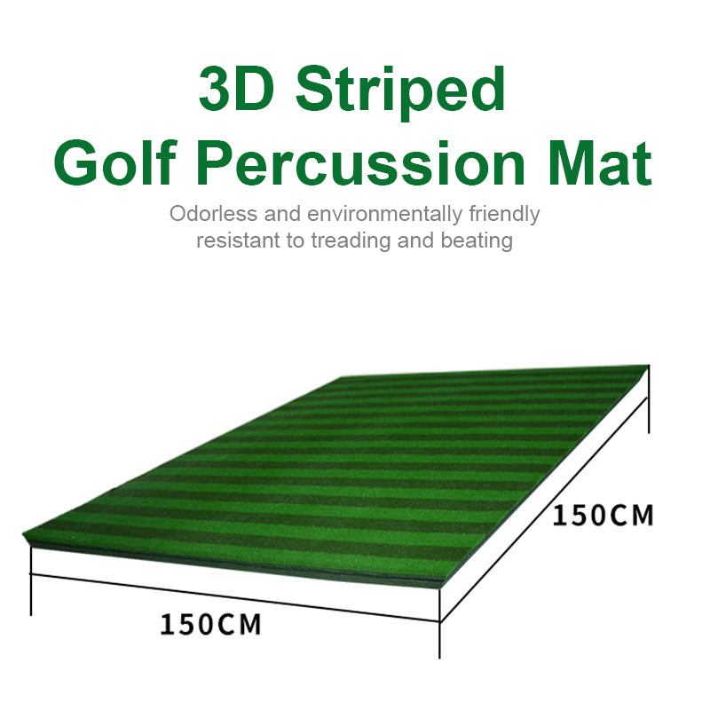 The Size Of The 3D Striped Golf Percussion Mat