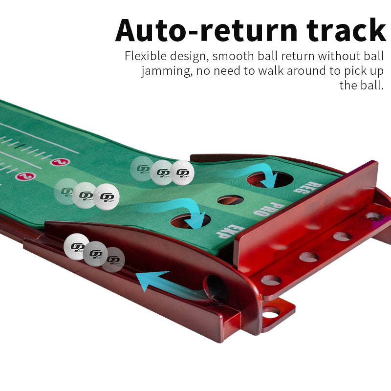 Auto-return track: Flexible design, smooth ball return without ball jamming, no need to walk around to pick up the ball