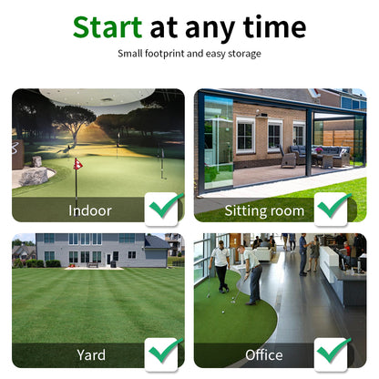 Golf velvet hitting mat