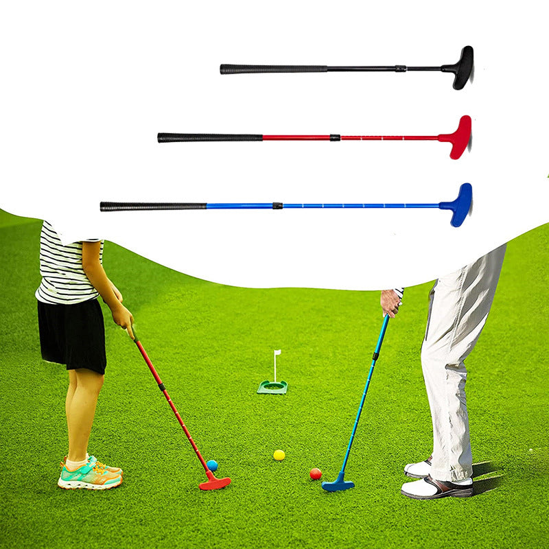 Triple Colors of Adjustable length telescopic golf putter