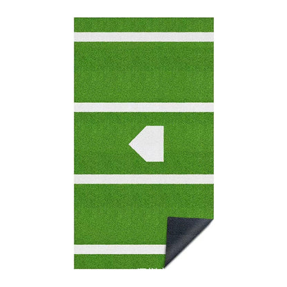 green Baseball pitcher's mats