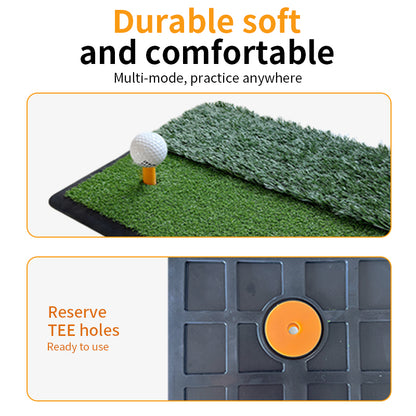 details of the Dual-Turf Golf Hitting Mat