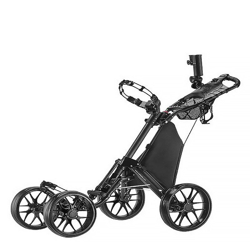 Black Foldable Multifunctional Four Wheels Golf Cart