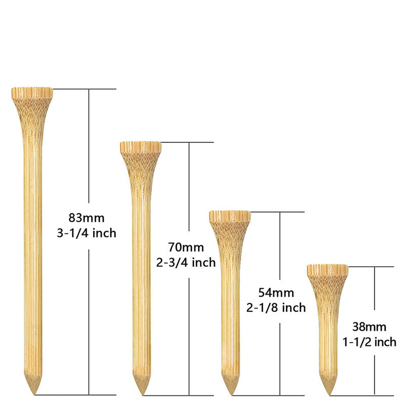 83/70/54/38mm Golf Wooden Tee