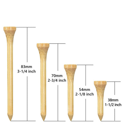 83/70/54/38mm Golf Wooden Tee