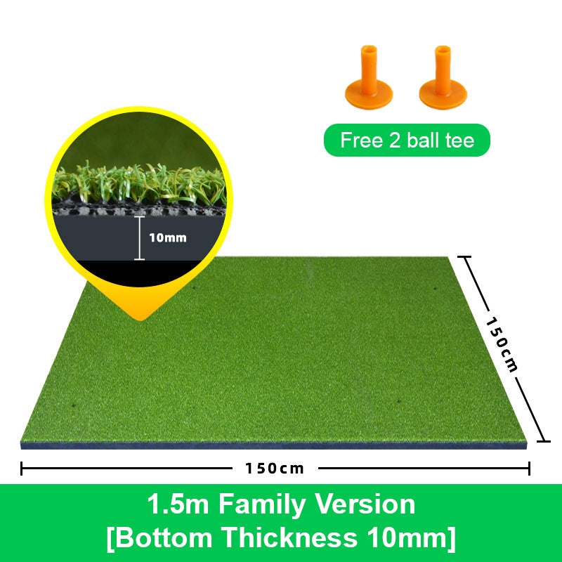 1.5m Indoor Practice Swing Mat Family Version1: Bottom Thickness 10mm