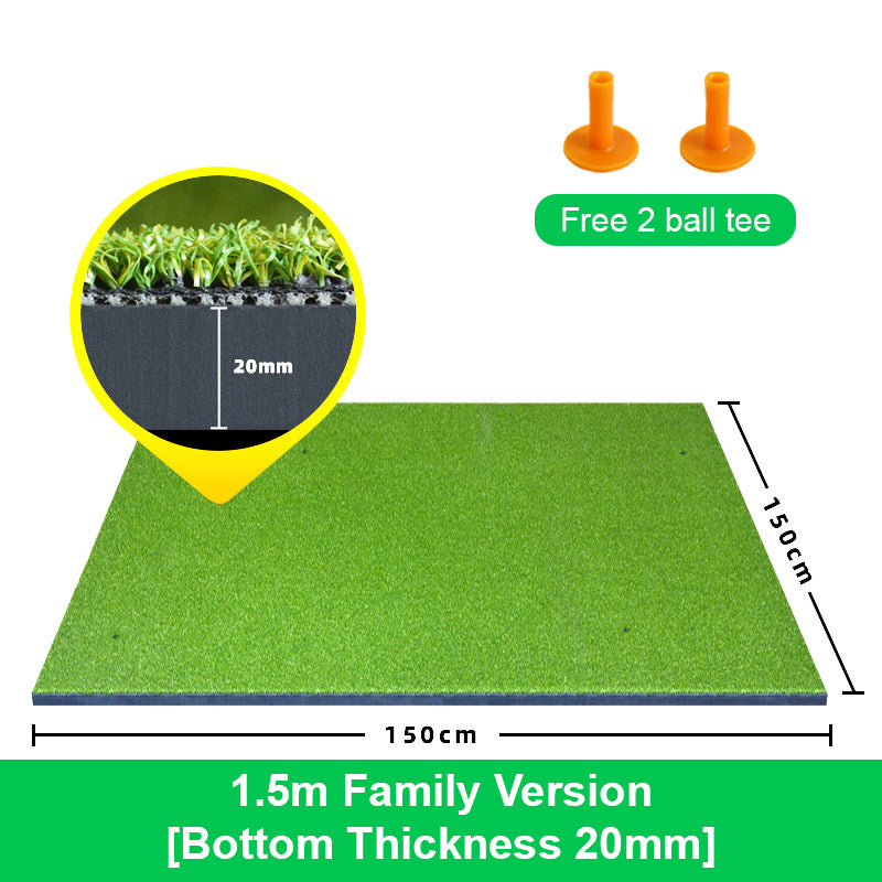 1.5m Indoor Practice Swing Mat Family Version2: Bottom Thickness 20mm