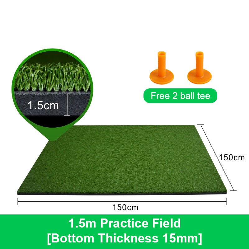 1.5m Indoor Practice Swing Mat Practice Field2: Bottom Thickness 15mm