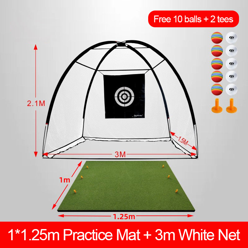 Golf swing batting cage