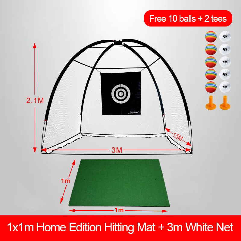 Golf swing batting cage