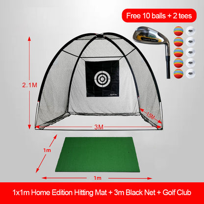 Golf swing batting cage